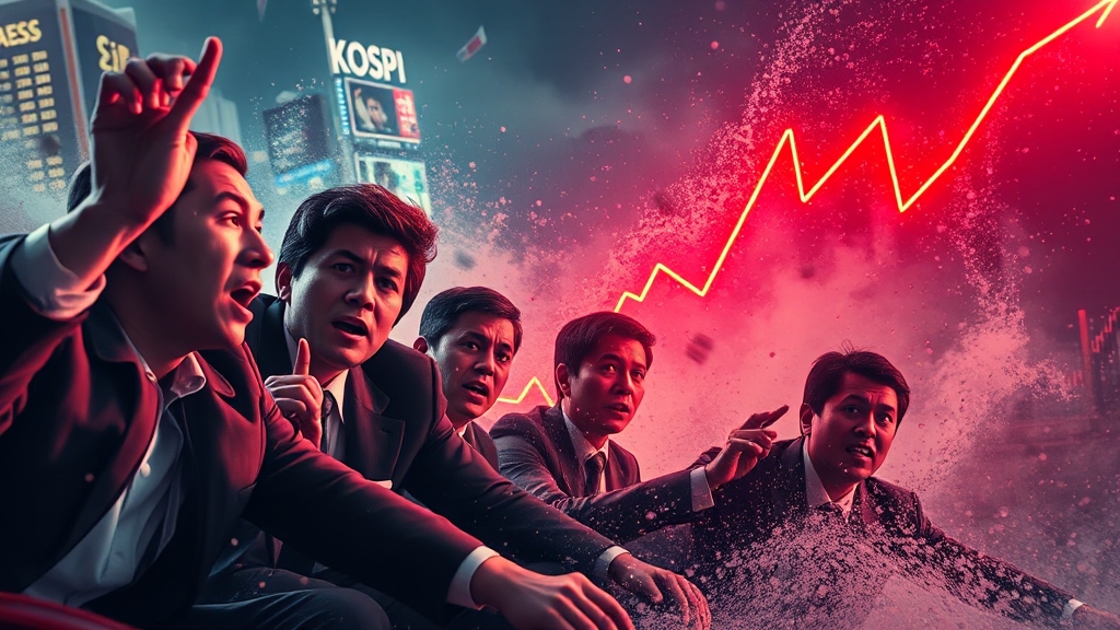 코스피, 환율 급등에 휘청? (realistic 스타일)