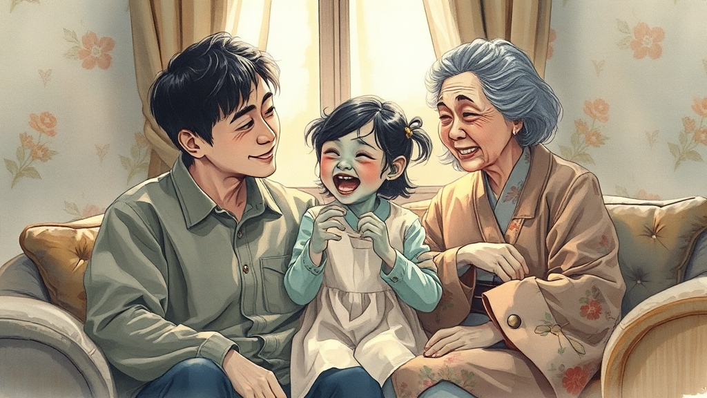 좀비딸: 매력적인 등장인물 (watercolor 스타일)