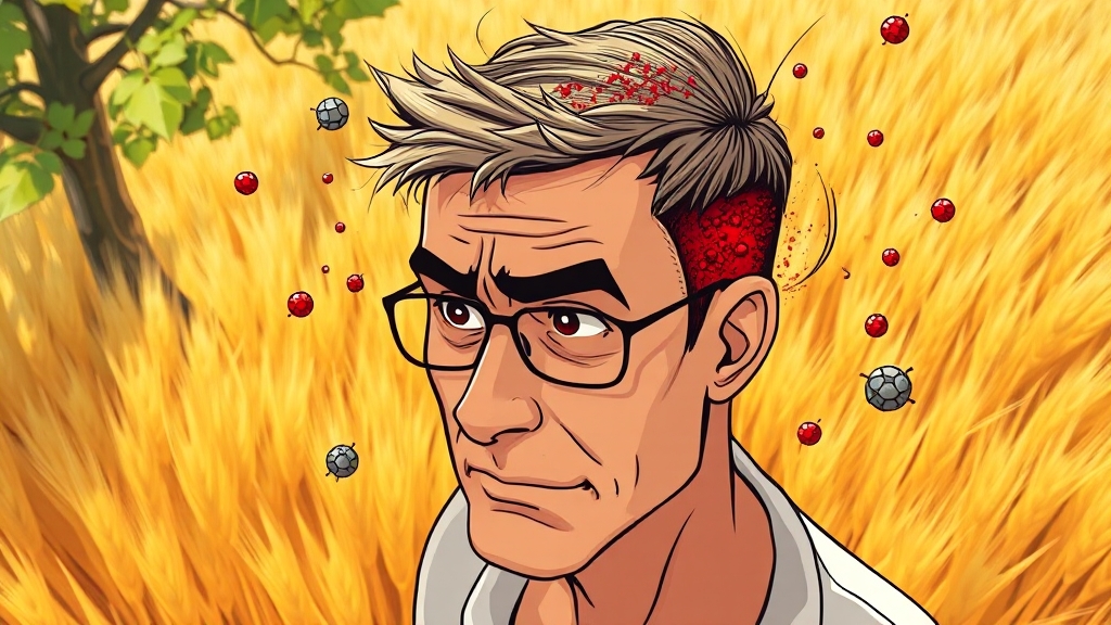 지루성두피염, 무엇일까? (cartoon 스타일)