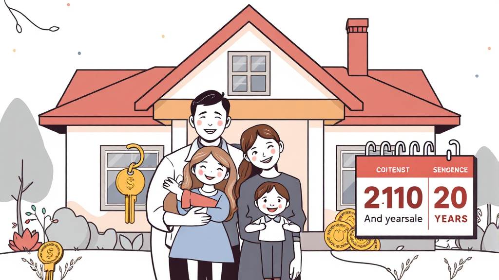 안정적인 주거 마련을 위한 전세임대주택 활용 전략 (illustration 스타일)
