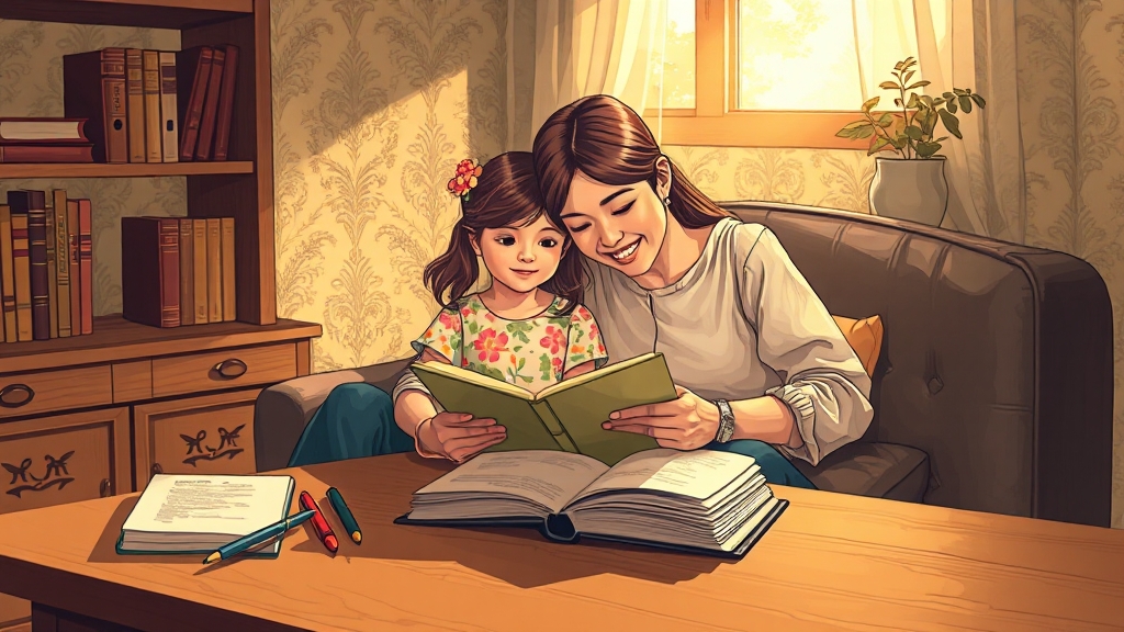 학부모 글쓰기 지도 가이드 (illustration 스타일)