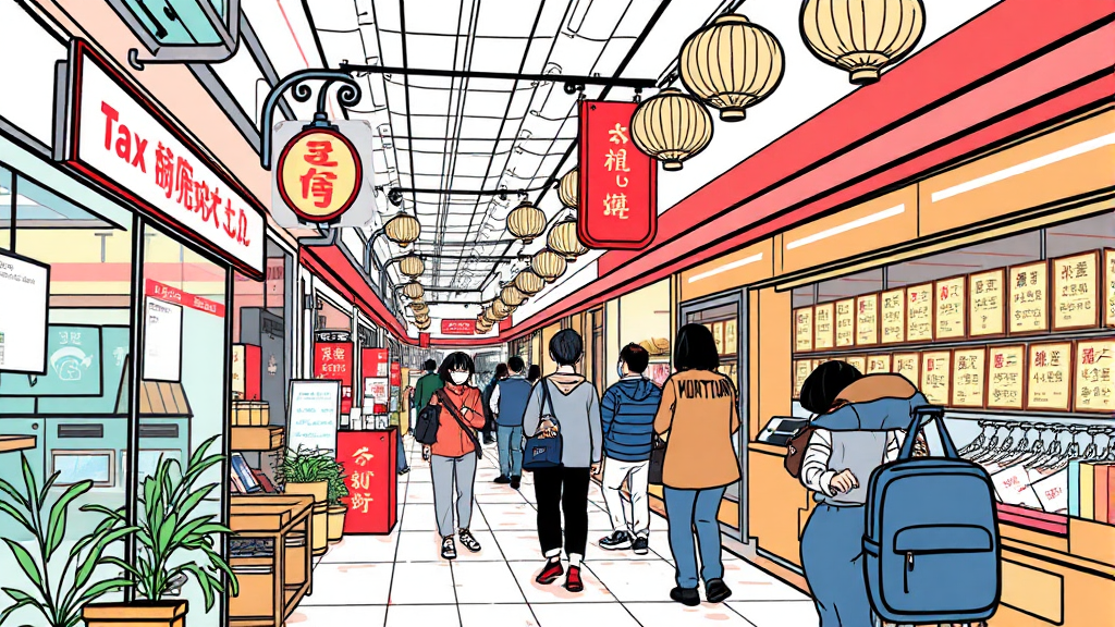 위챗 모바일 환급 서비스란? (illustration 스타일)