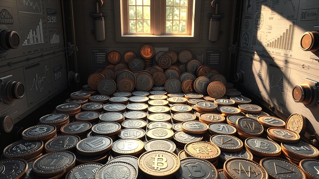 스테이블 코인 작동 원리, 어떻게 안정성을 유지할까? (realistic 스타일)