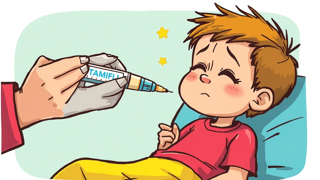타미플루 수액, 누가 맞아야 할까? (cartoon 스타일)