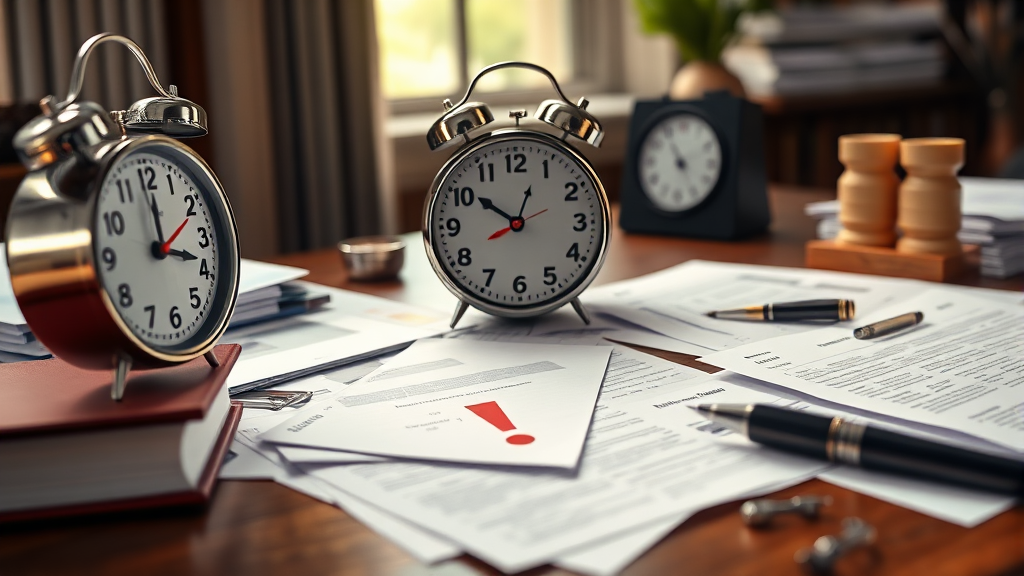 신청 기간 및 유의사항 (realistic 스타일)