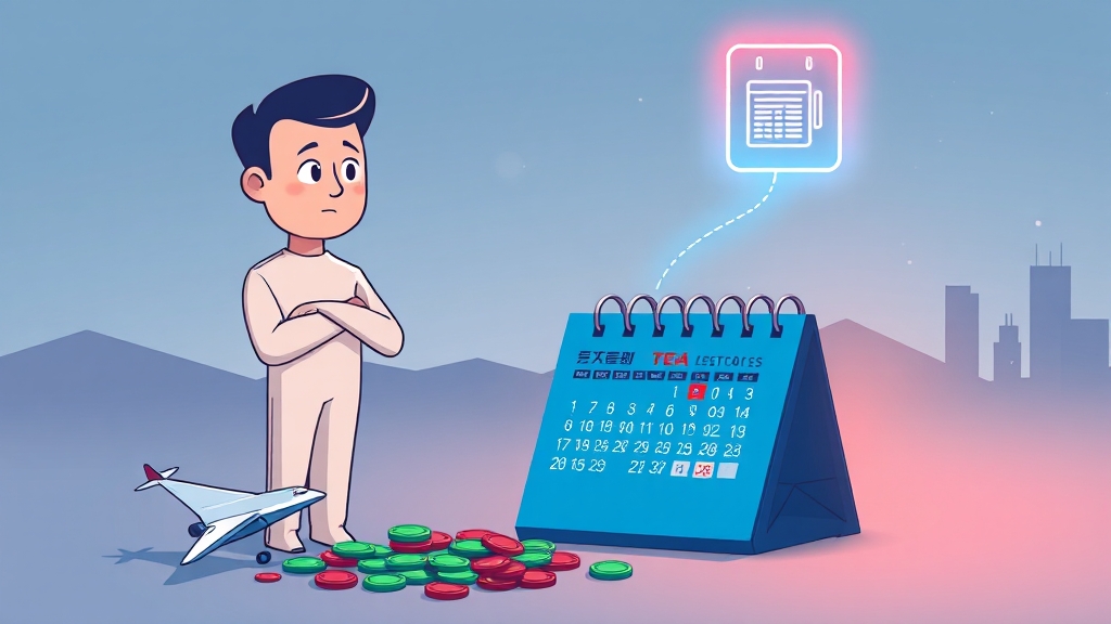 항공권 변경 & 예약 주의사항 (illustration 스타일)