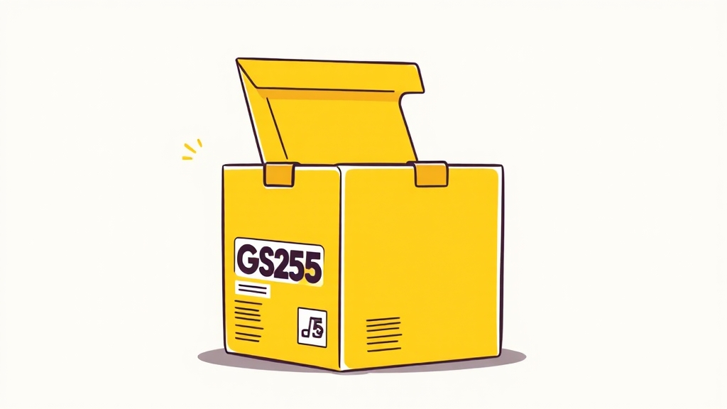 GS25 반값택배 주의사항 및 팁 (illustration 스타일)