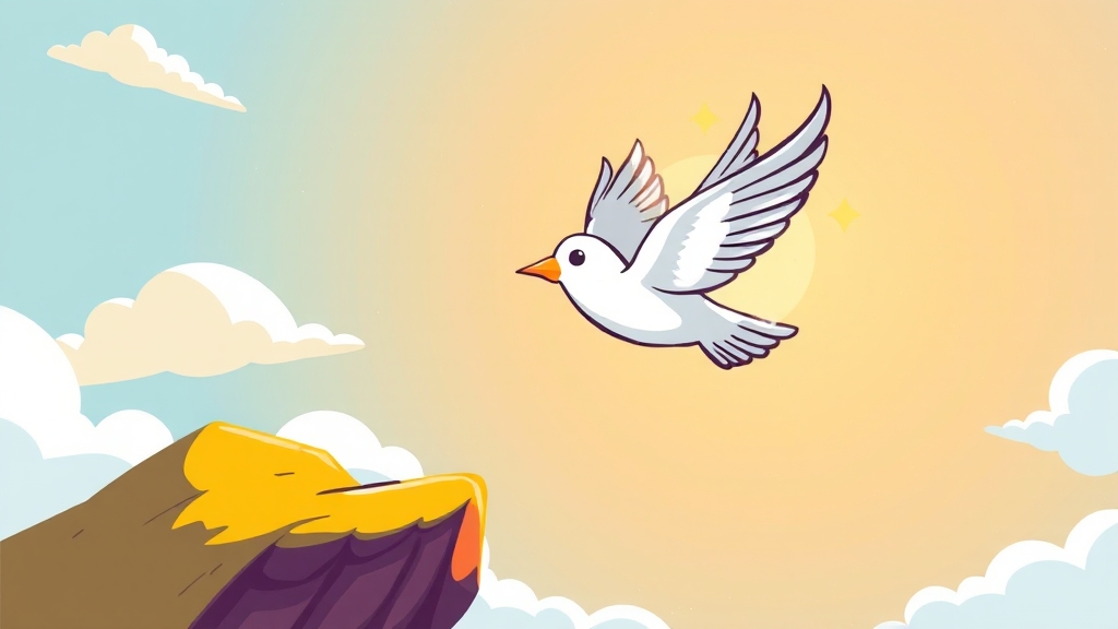 희망을 향해 나아가세요! (cartoon 스타일)