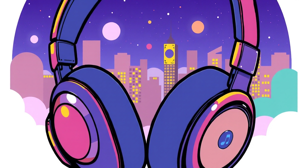 WH-1000XM6: 편리한 기능들 (cartoon 스타일)