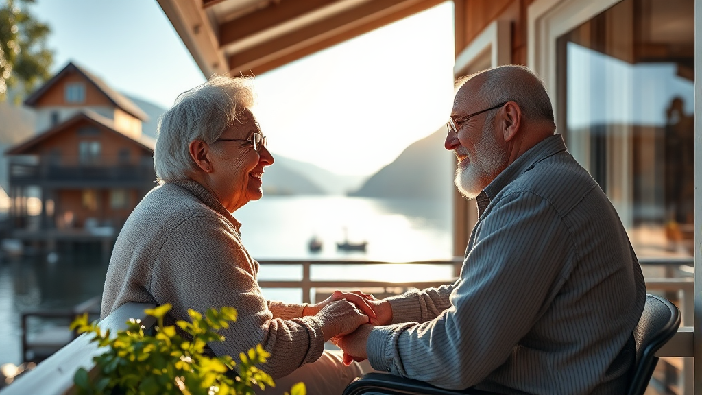 실버타운 비용 및 분양 조건 (realistic 스타일)