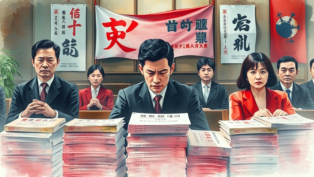 이준석 제명 청원, 왜 시작됐나? (watercolor 스타일)