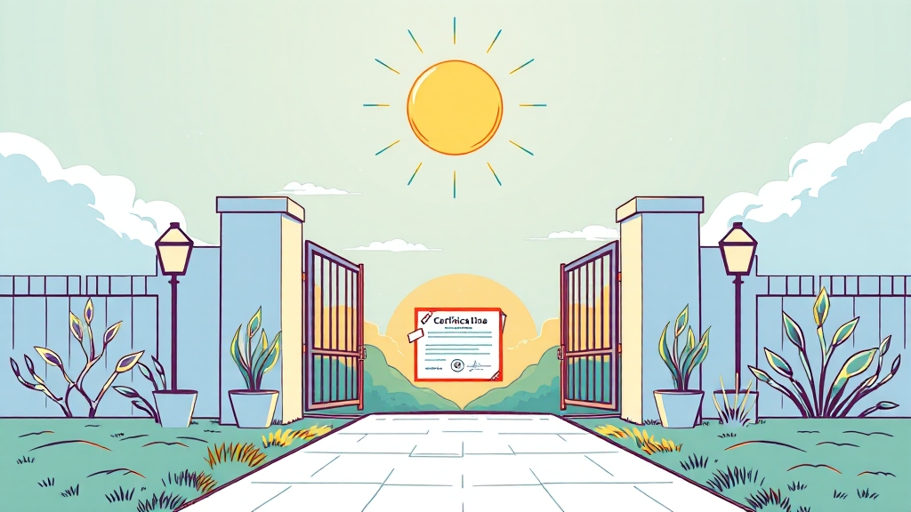 은퇴 후 자격증, 왜 필요할까? (illustration 스타일)