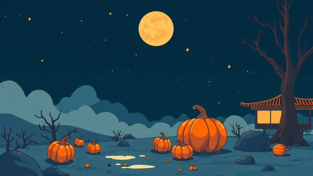 창억떡 호박인절미, 어디서 어떻게 구매할까? (illustration 스타일)