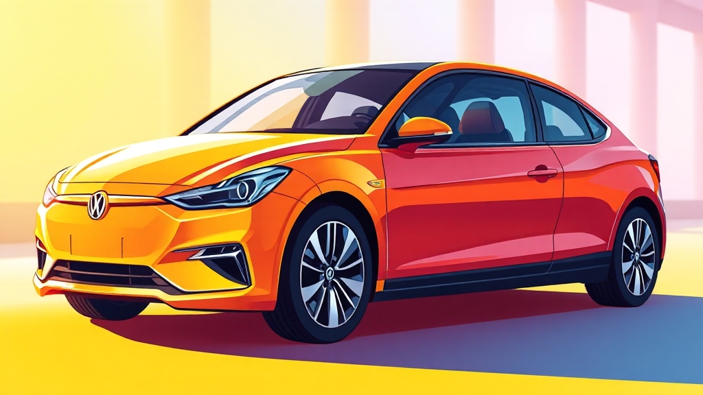 신차 vs 중고차, 뭐가 유리? (cartoon 스타일)