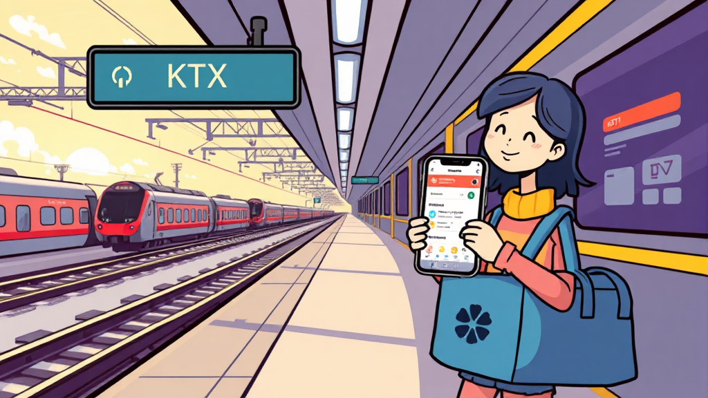 레츠코레일 홈페이지 소개 (cartoon 스타일)