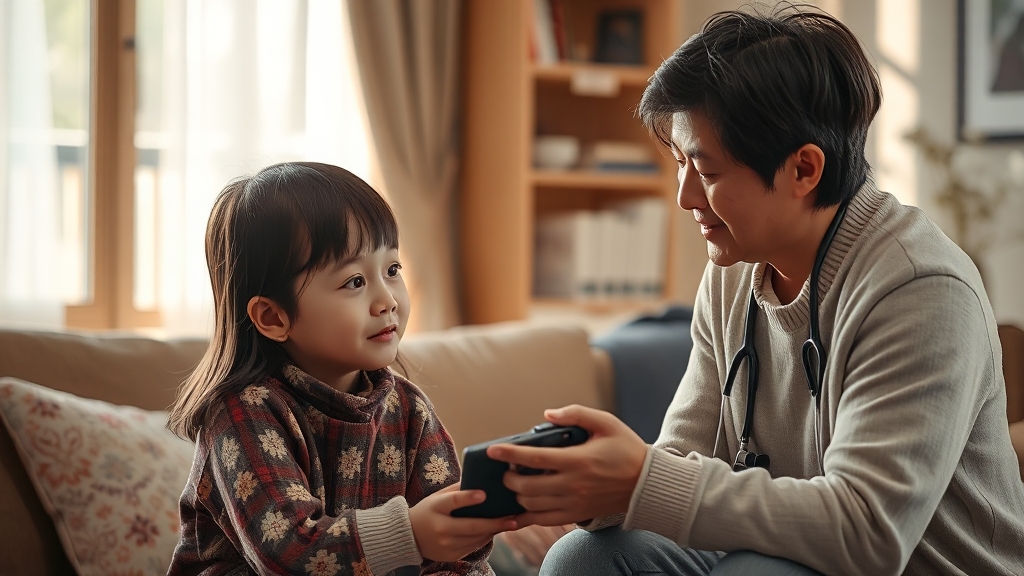 부모님 어려움 & 전문가 솔루션 (realistic 스타일)