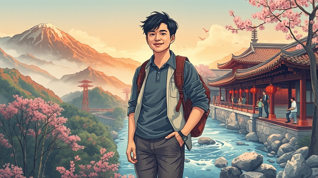 종이 입국신고서: 현장 작성 대비 (illustration 스타일)