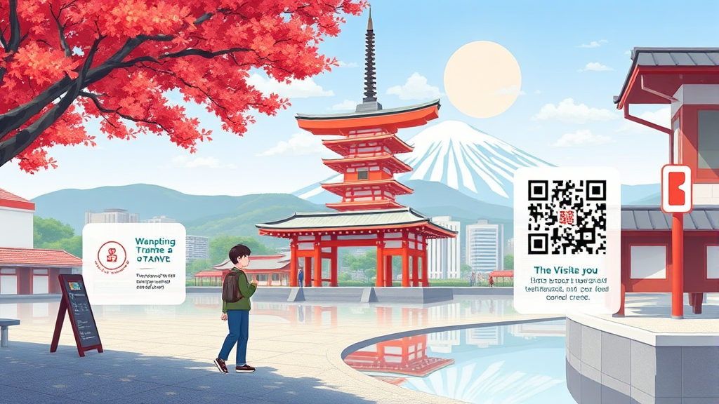 간편하게 끝내는 비짓재팬 웹 등록 방법 (단계별 가이드) (realistic 스타일)