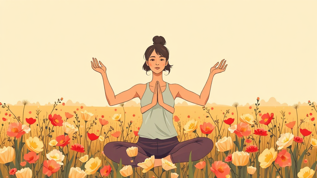 갱년기 자가진단 A to Z 9 갱년기 관리에 도움이 되는 방법 (illustration 스타일)