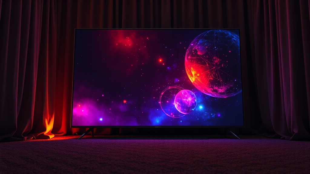 삼성 OLED 핵심 기술 (realistic 스타일)