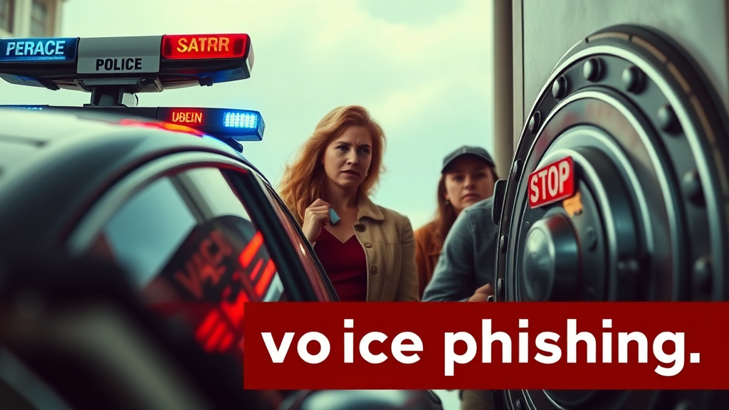보이스피싱 예방 및 추가 피해 방지 (realistic 스타일)