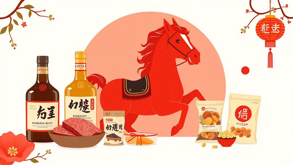 2026 설 선물 트렌드 (illustration 스타일)
