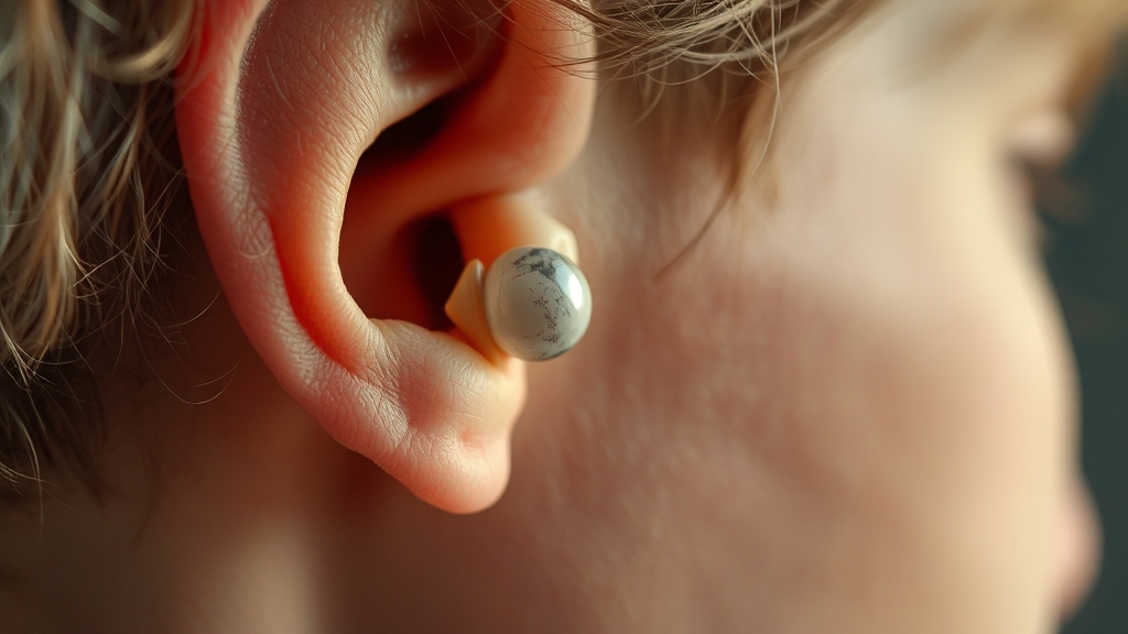 이석증 주요 증상 & 유형 (realistic 스타일)