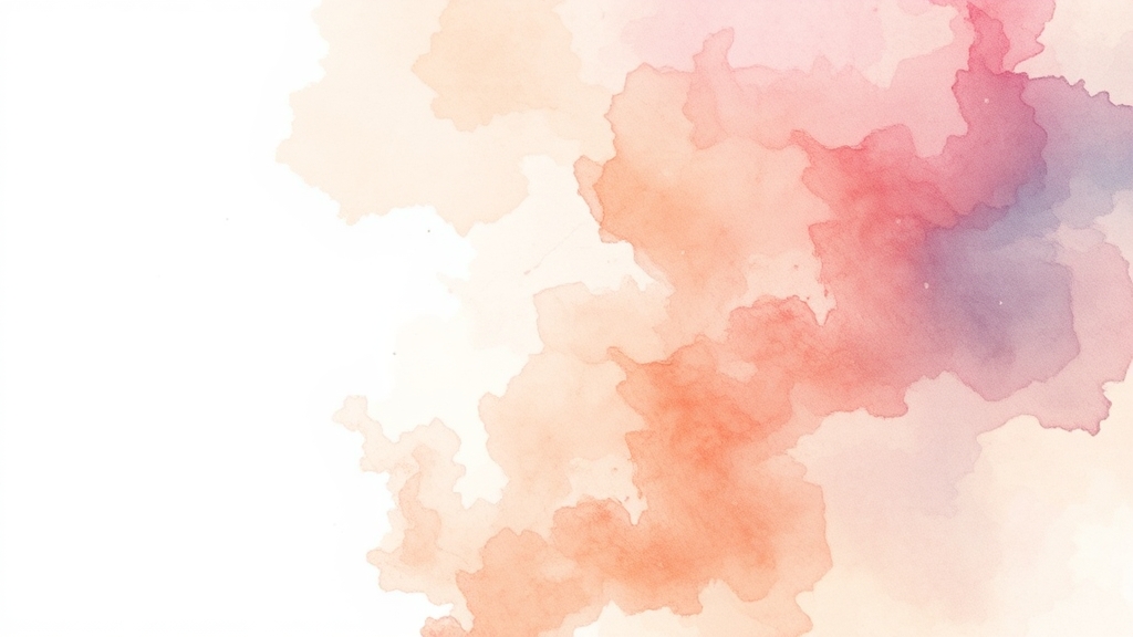 AI 시장 경쟁 심화 전망 (watercolor 스타일)