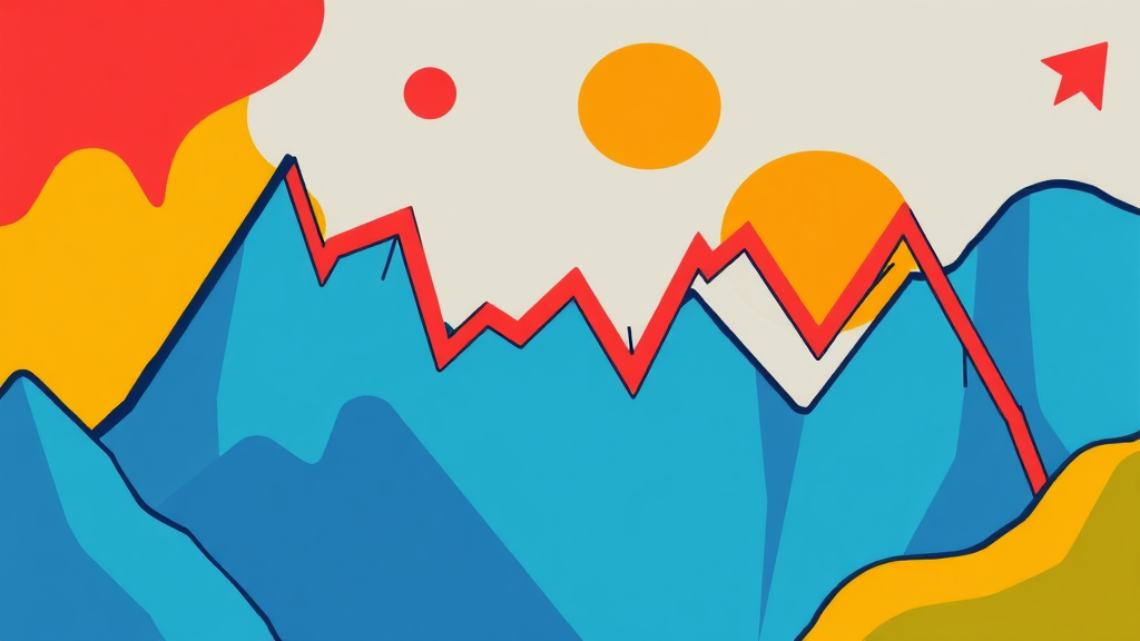 급락 원인 분석: 국내외 악재와 투자 심리 (cartoon 스타일)