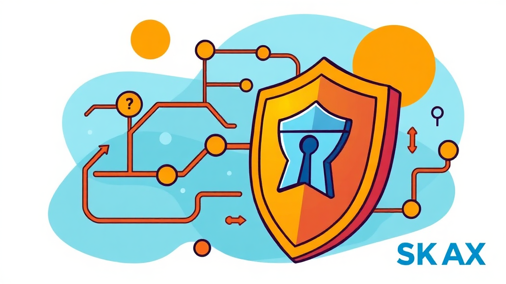 데이터 & 보안 체계 구축, 왜 중요할까요? (cartoon 스타일)