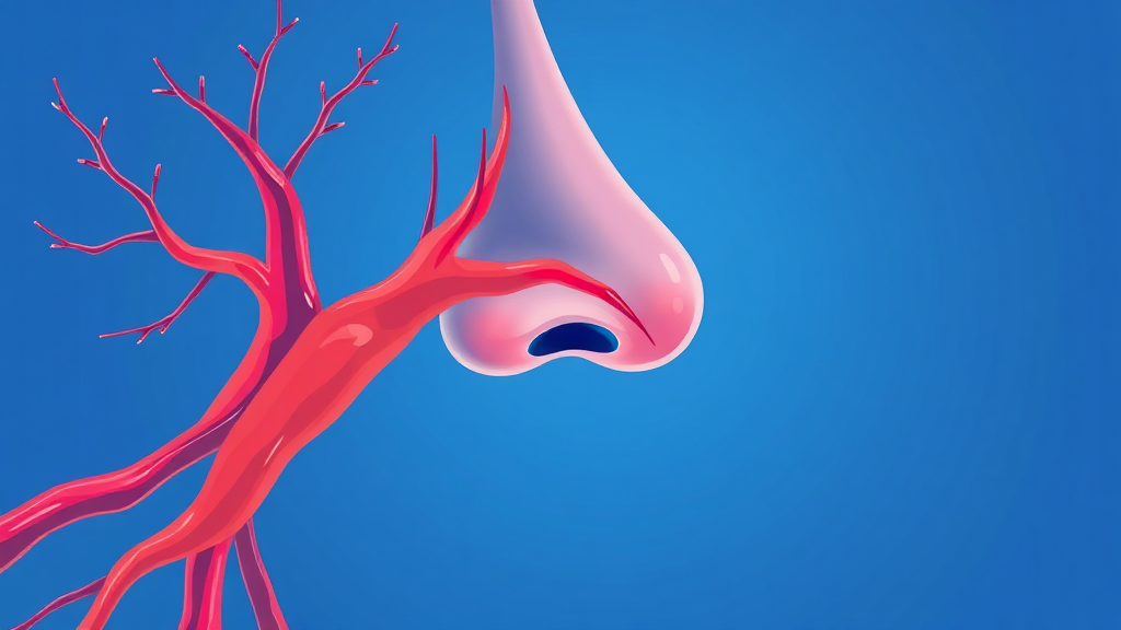 혈관운동성 비염과 다른 비염 비교 (illustration 스타일)