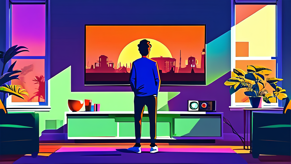 OLED TV 패널 고장, 교체 외 다른 대안은 없을까요? (cartoon 스타일)