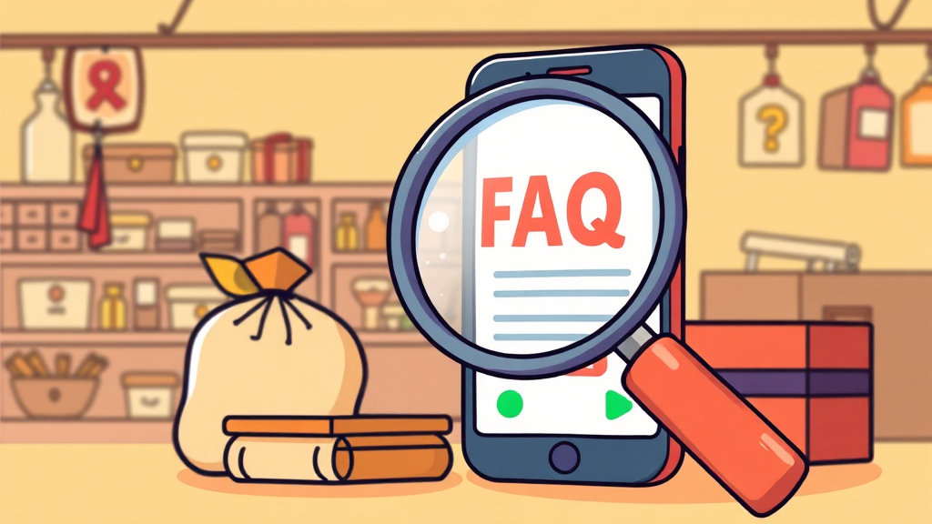 문제 해결 및 FAQ (cartoon 스타일)