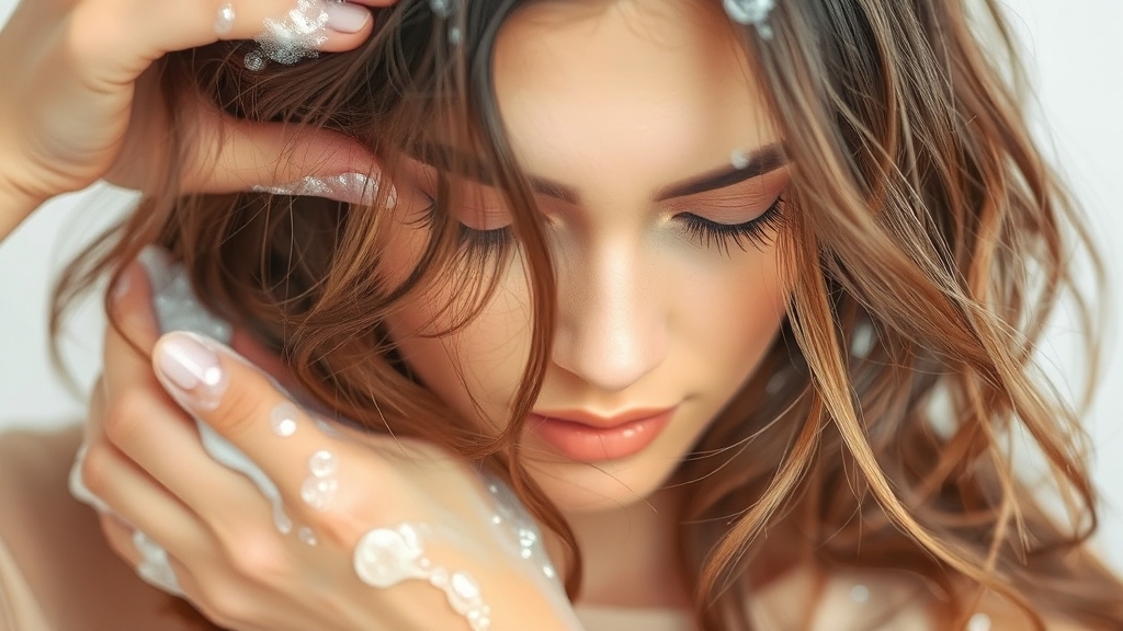 두피 타입별 샴푸 추천 (watercolor 스타일)