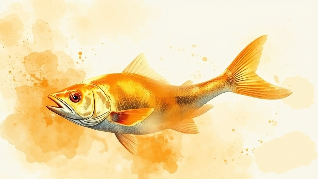 물고기의 상태와 행동에 따른 꿈 풀이 (watercolor 스타일)