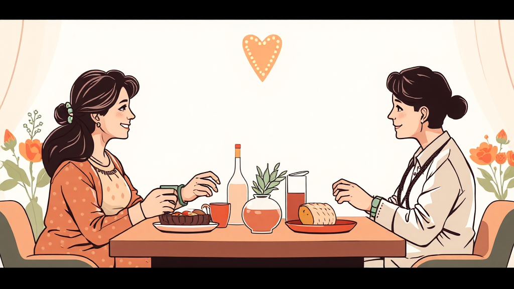 상황별 인사말 예시 (illustration 스타일)