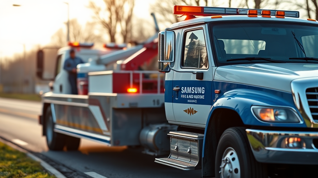 삼성화재 긴급출동 서비스, 이것만은 꼭 확인하세요! (realistic 스타일)