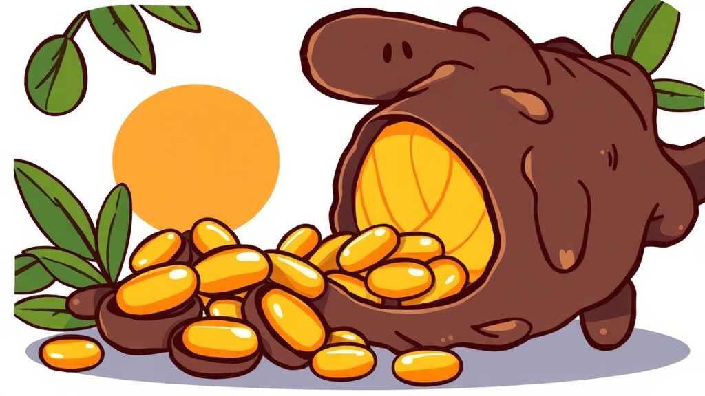 흑생강 제품 구매 정보 (cartoon 스타일)