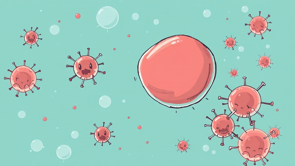 임파선 부었을 때: 원인과 증상 (illustration 스타일)