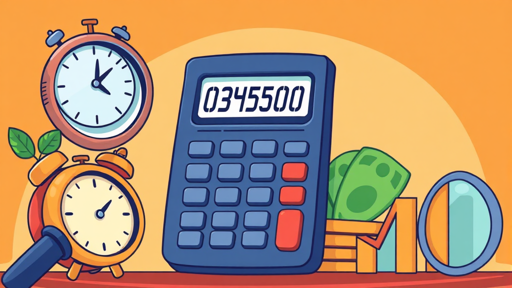 실업급여 수급액 및 기간 계산 (cartoon 스타일)