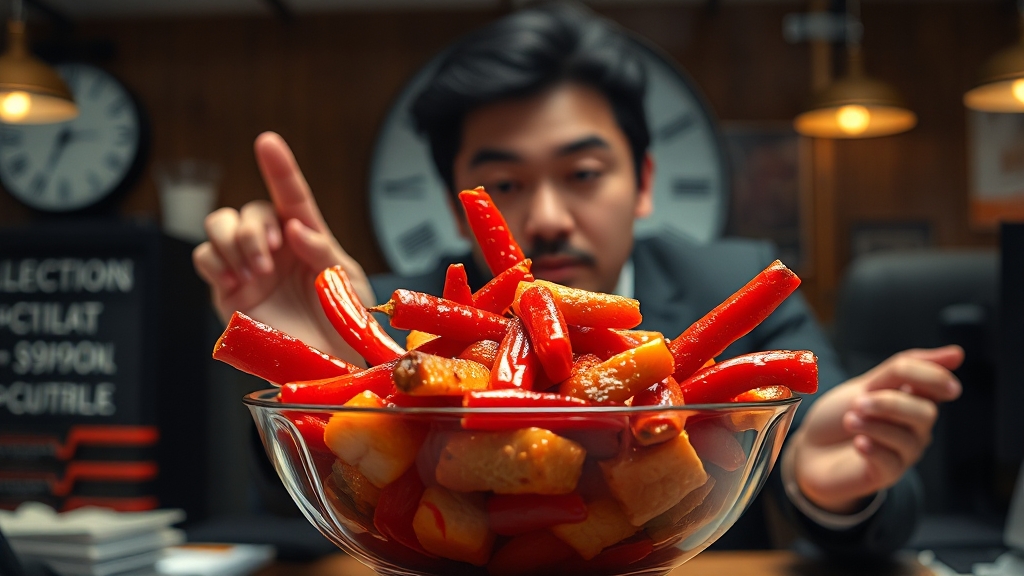 배달 지연 & 주문 취소 속출 (realistic 스타일)