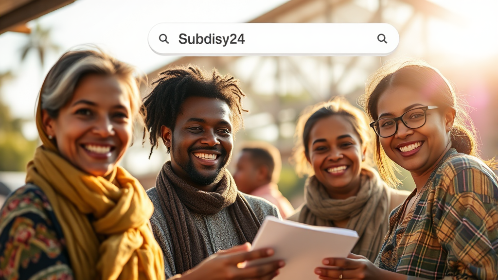 지자체 민생지원금 개요 (realistic 스타일)