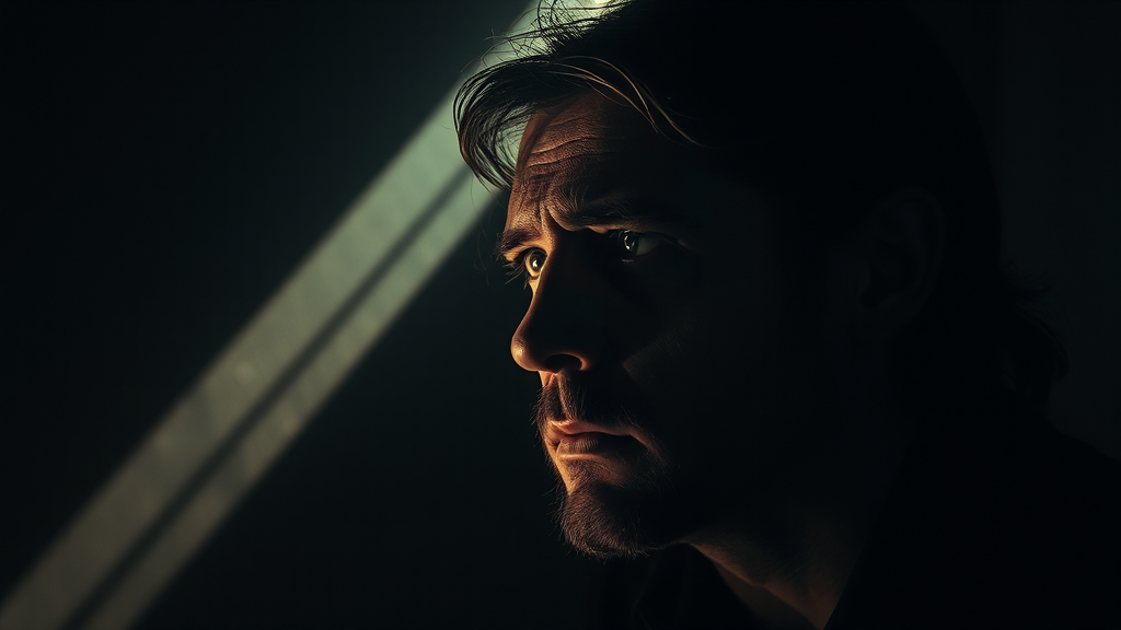 우울증 진단과 검사 방법 (realistic 스타일)