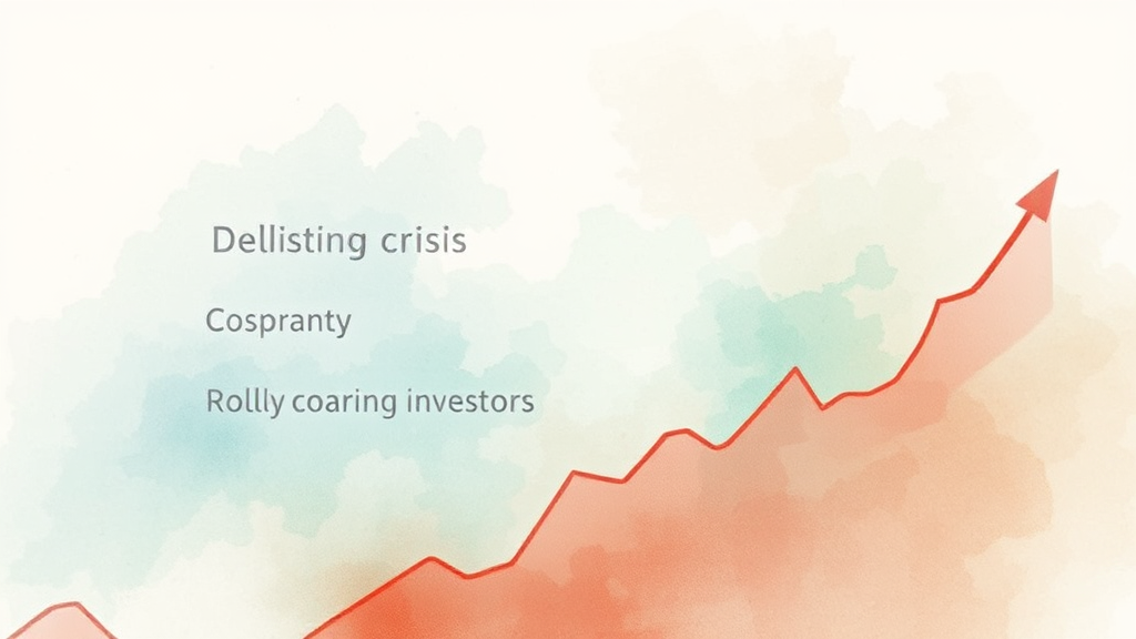 주식 병합 및 감자, 투자 영향은? (watercolor 스타일)