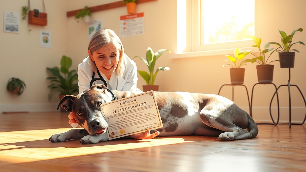 펫보험 가입 시 주의사항 (realistic 스타일)